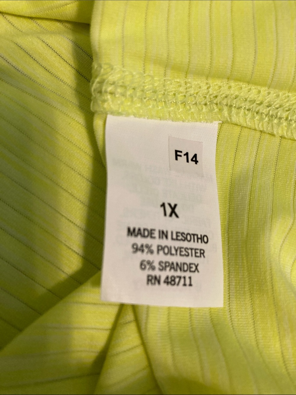 MTA Sport Yellow Racerback Tank - Picture 4 of 5